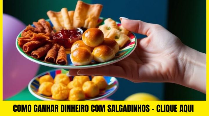 renda extra com salgadinhos